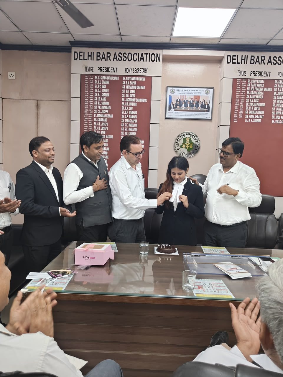 Adv. Swati Suman felicitated at Delhi Bar Association, Tis Hazari Courts