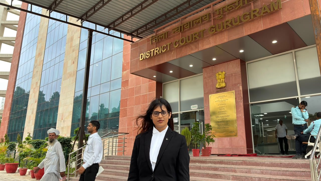 Adv. Swati Suman at District Court Gurugram