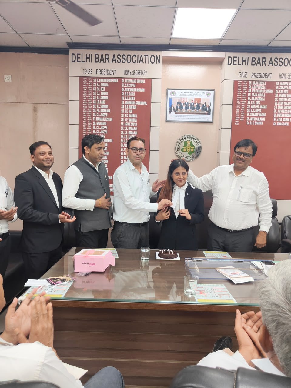 Adv. Swati Suman at Delhi Bar Association office, Tis Hazari Courts